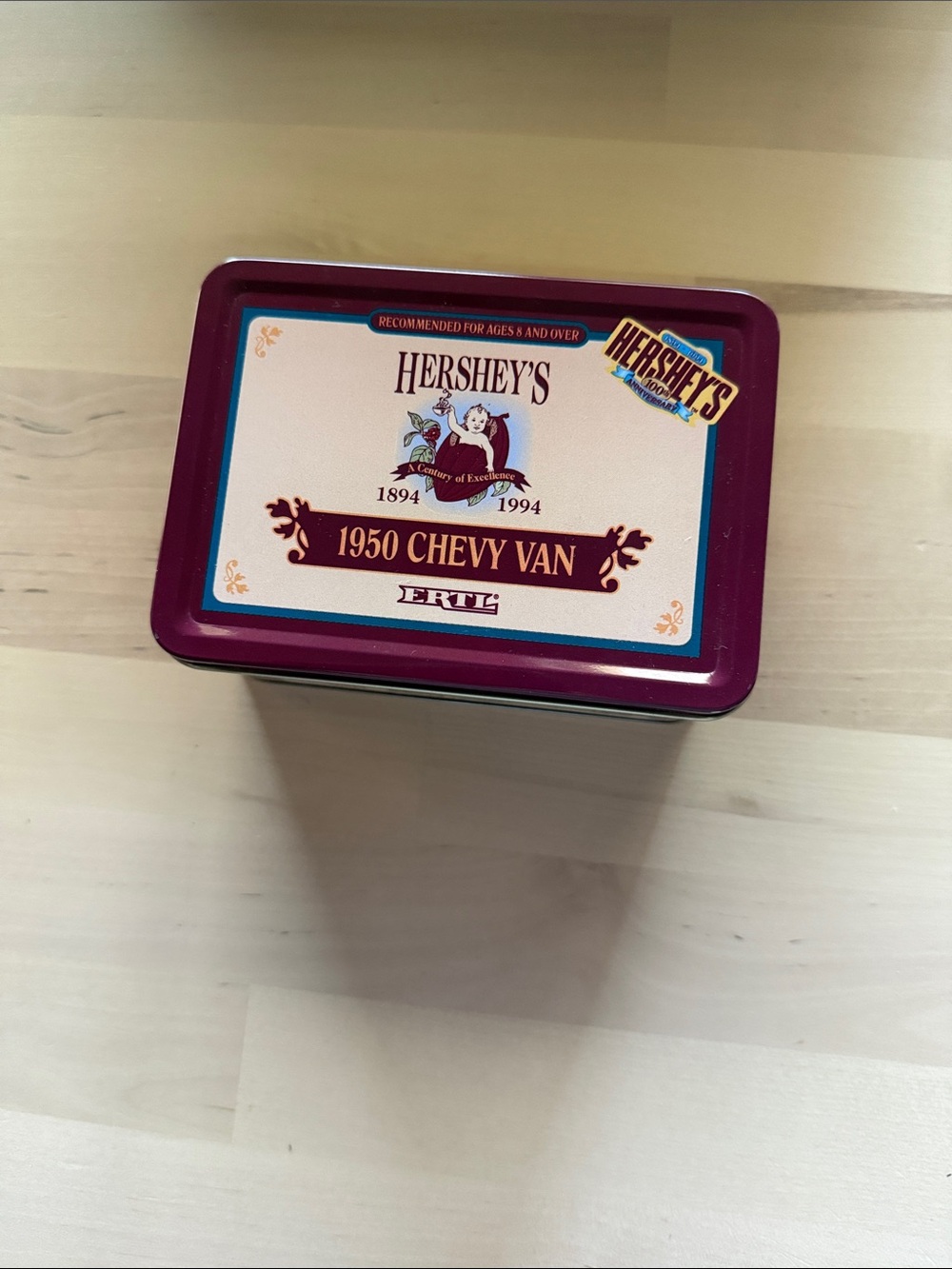 Hersheys  Collectible Tin - 1950 Chevy Van Design